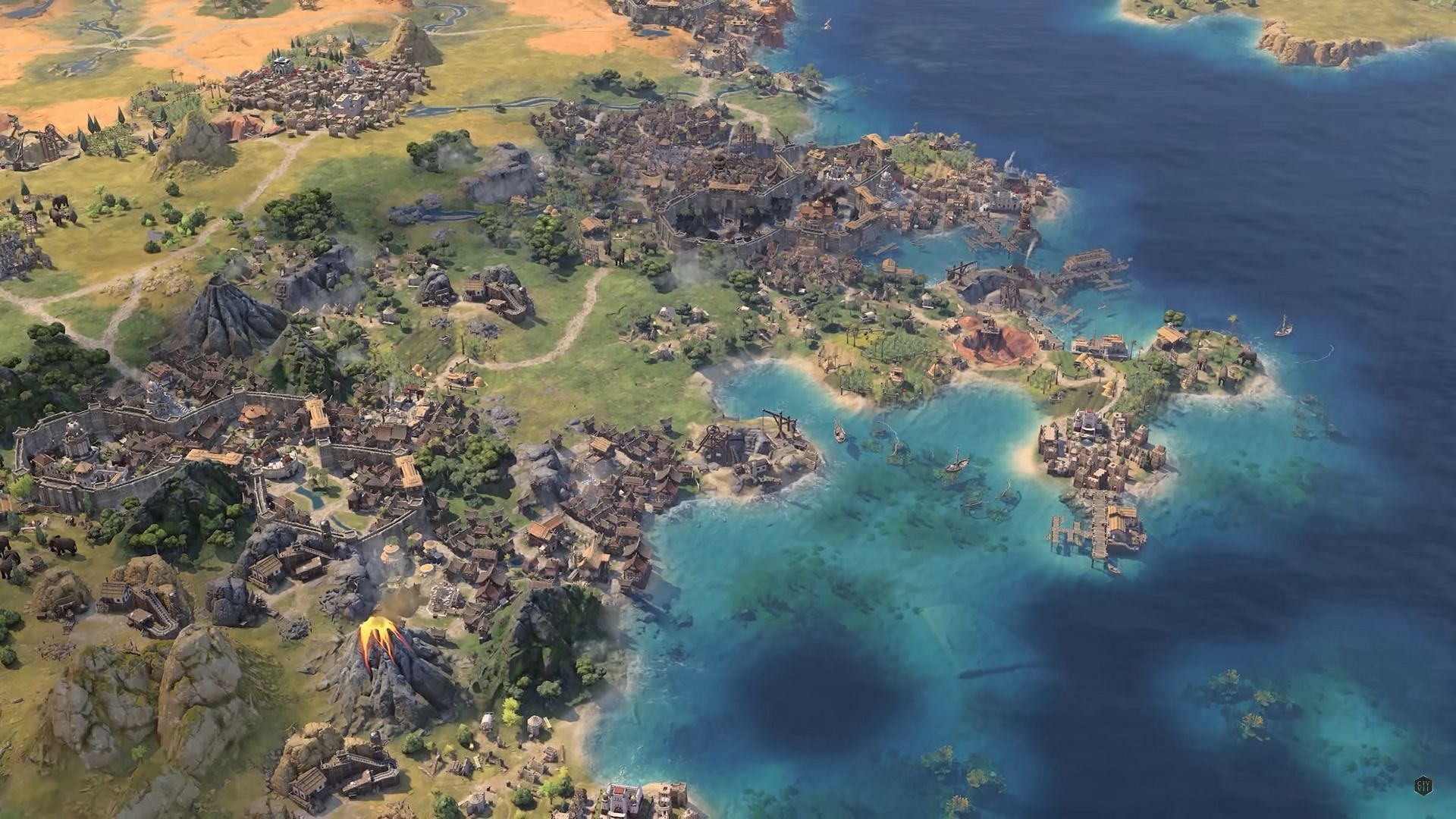 Build Walls in Civilization 7 to keep enemy Units outs (Image via 2K Games)