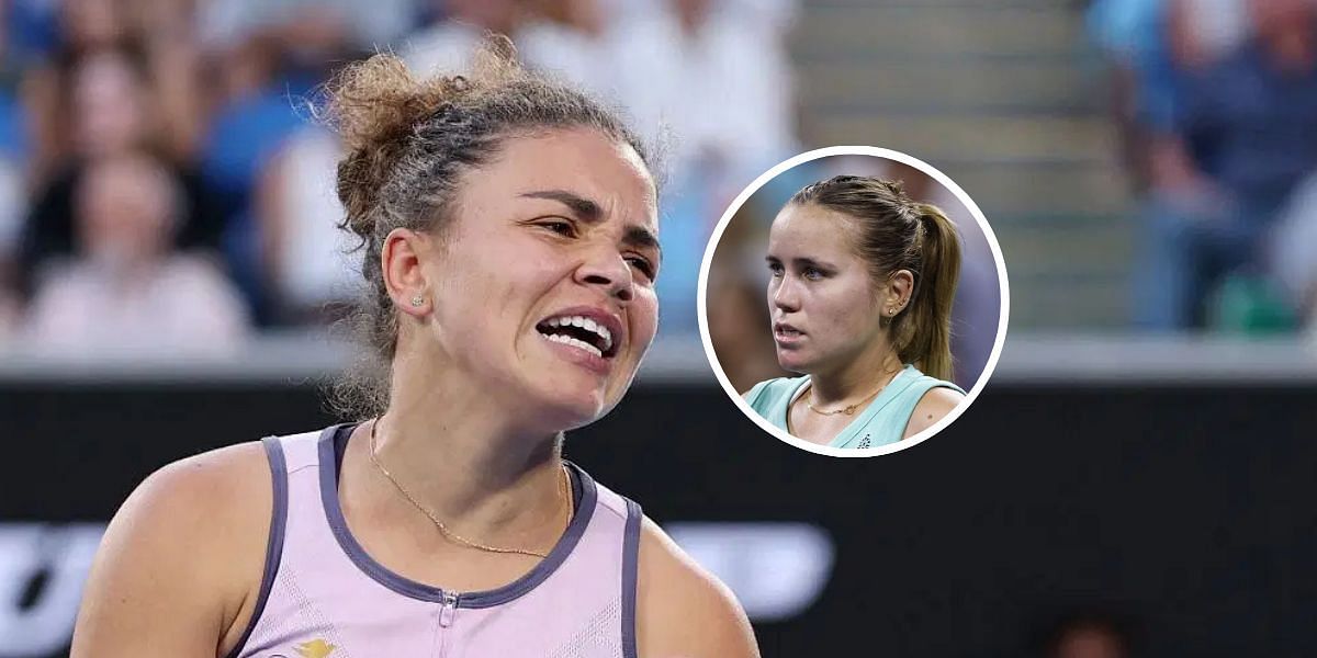 Jasmine Paolini (left), Sofia Kenin (right inset), Sources: Getty