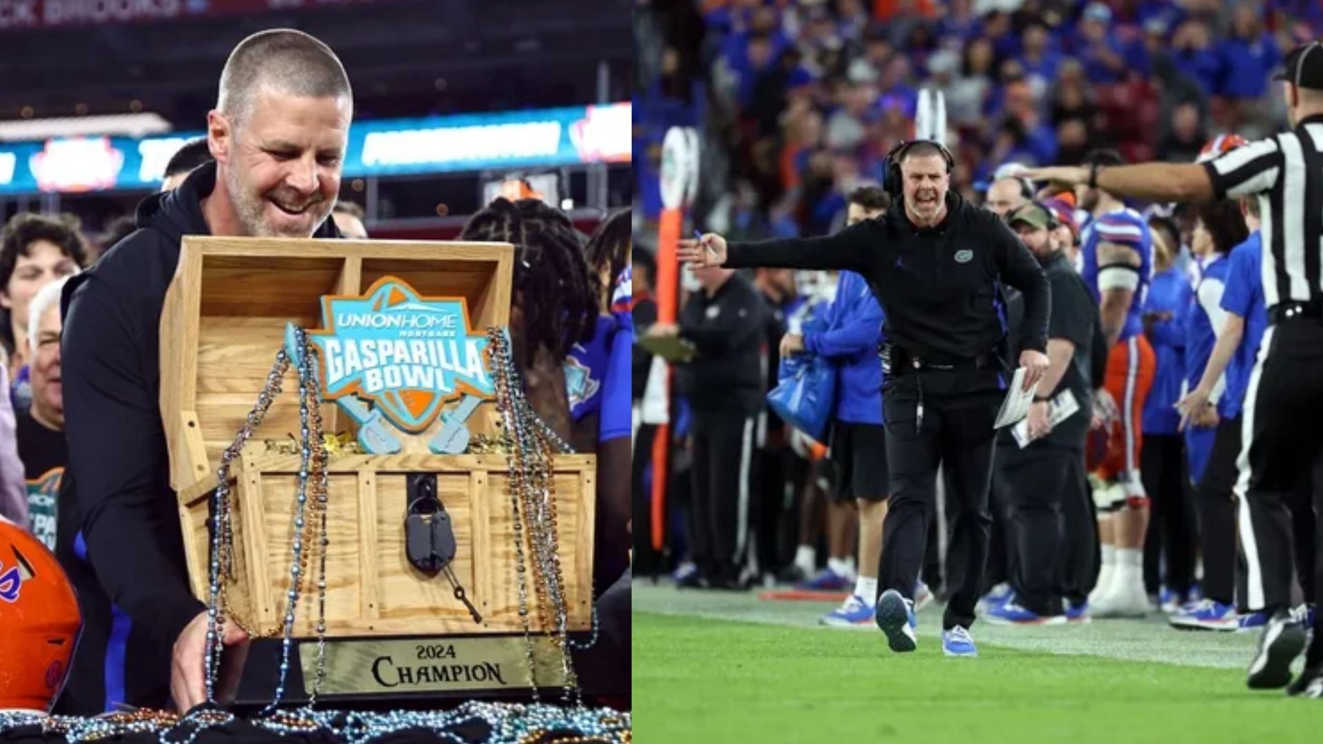 Florida coach Billy Napier and his Gators team