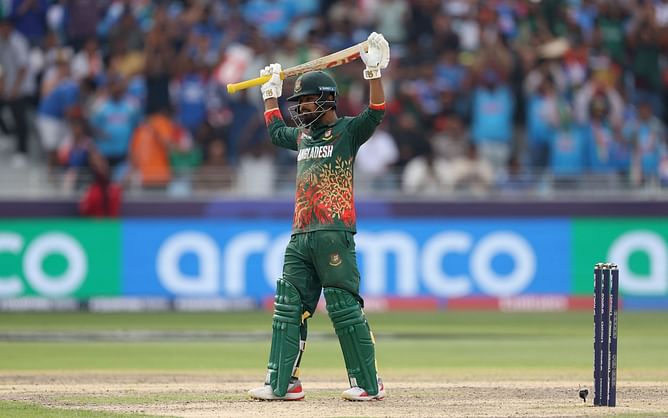 Towhid Hridoy battles cramps to reach his maiden ODI hundred in IND vs BAN Champions Trophy 2025 match [Watch]