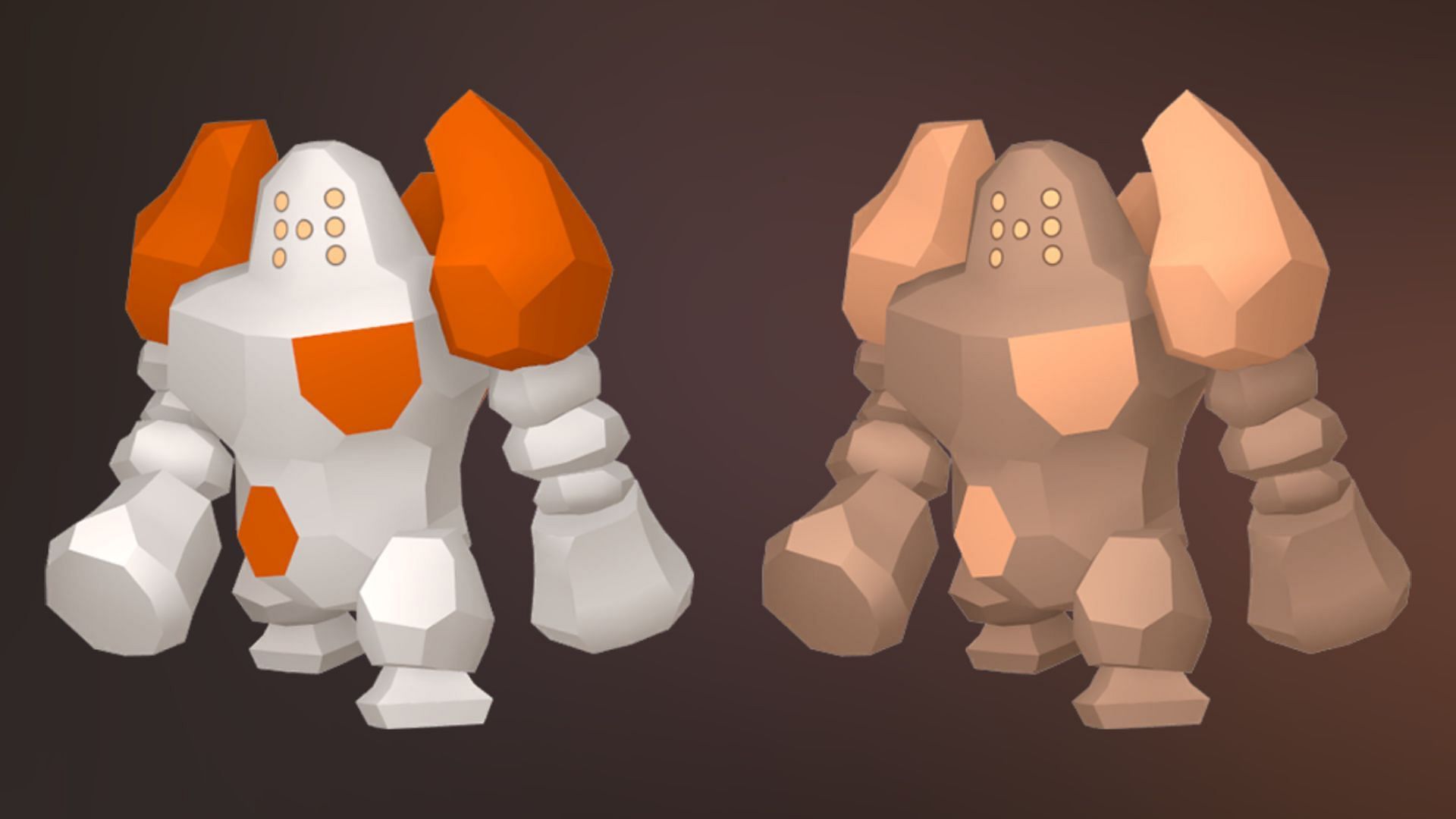 Regirock shiny comparison (Image via TPC)