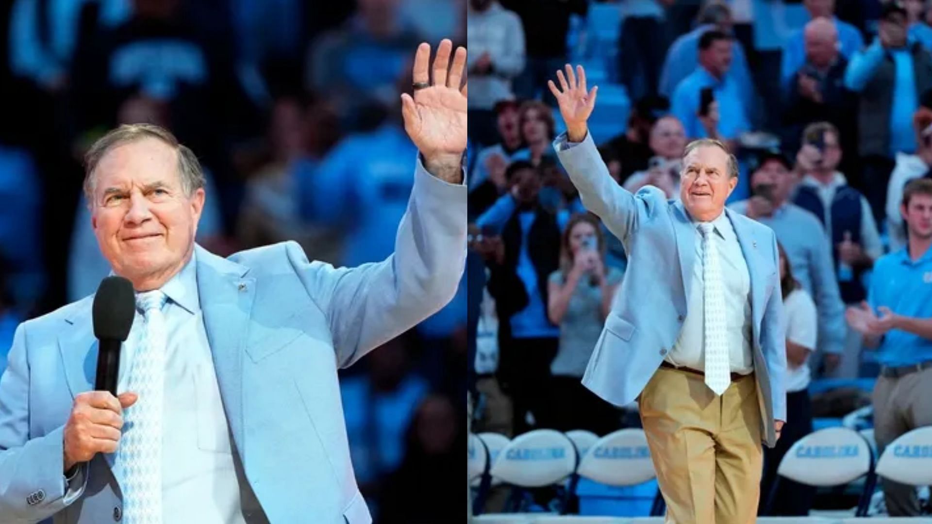 North Carolina coach Bill Belichick