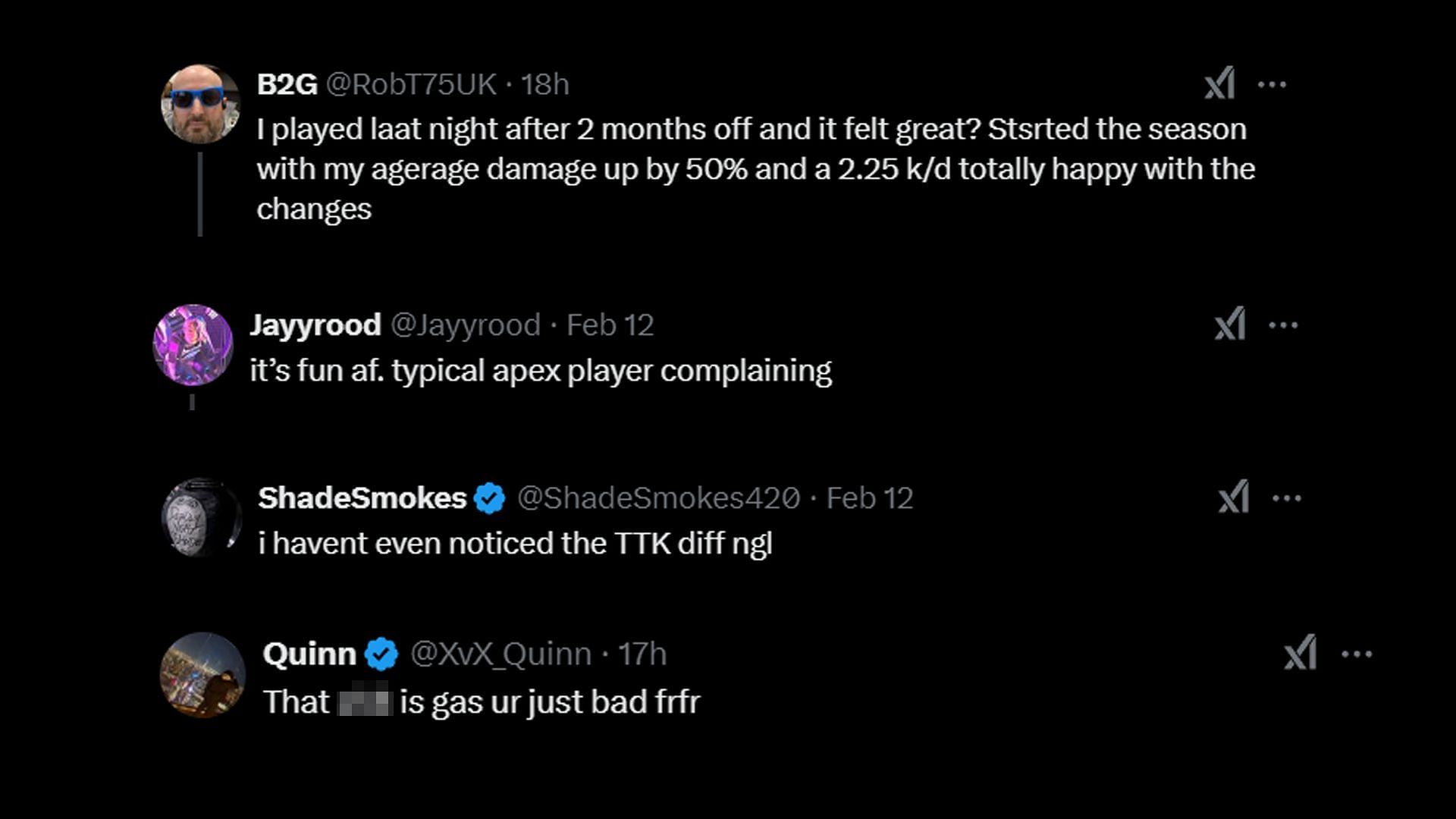 Comments from the community (Image via X || @rivaLxfactor)