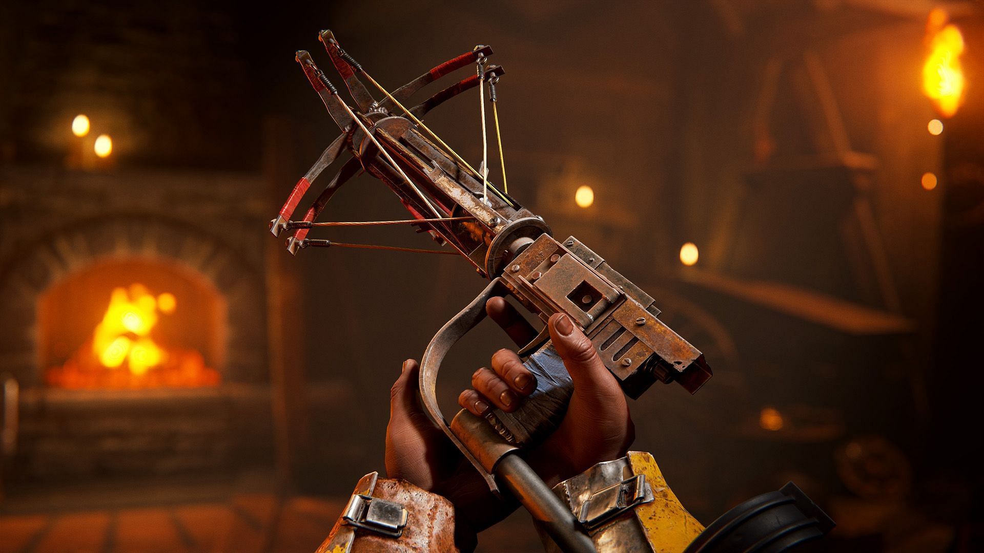 Four-shot Mini-Crossbow in Rust (Image via Facepunch Studios)