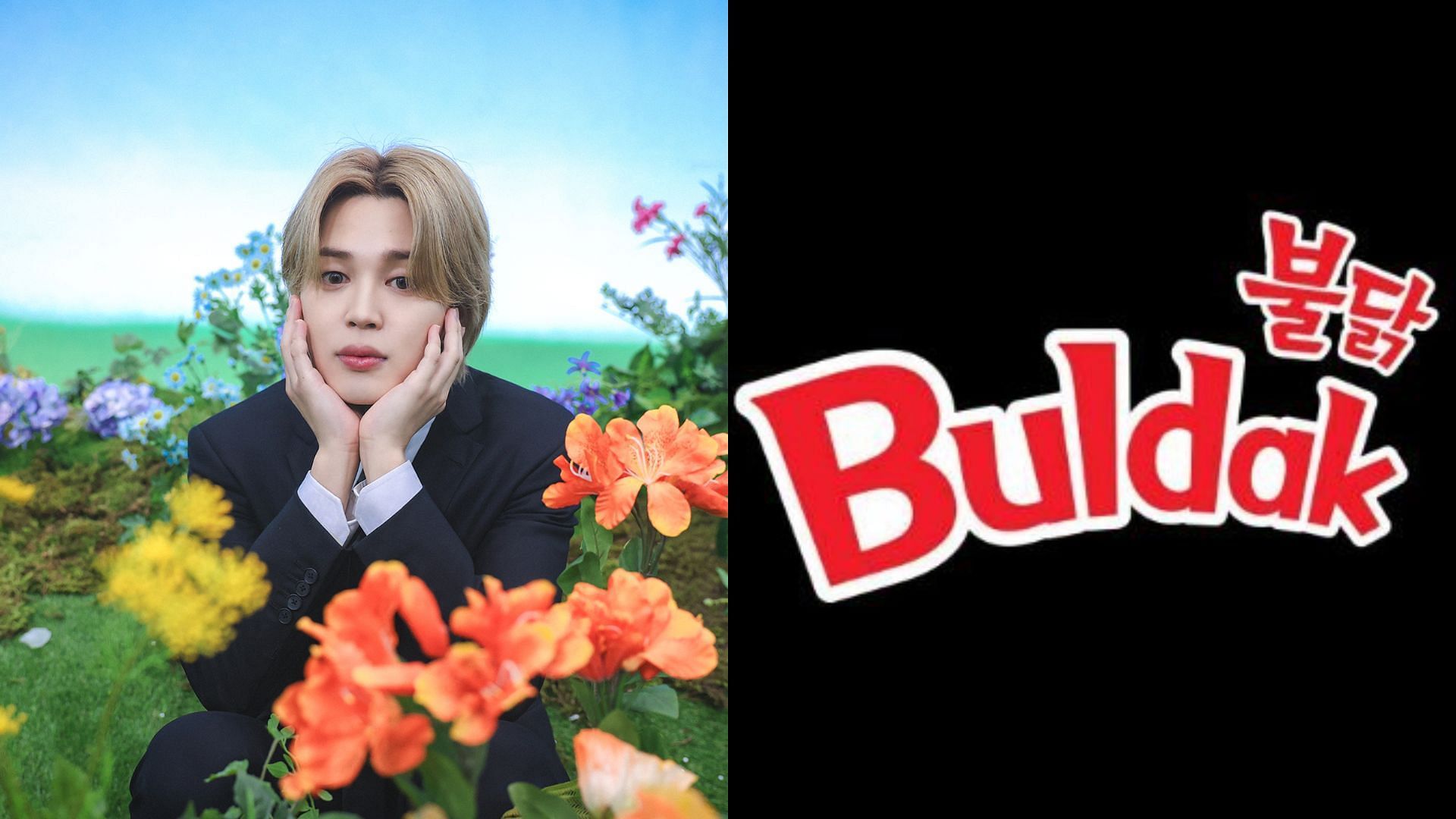 Samyang Vice Chairman credits BTS member Jimin for Buldak popularity amid all time high stocks record (Images Via X/@bts_bighit, @buldak_global) 