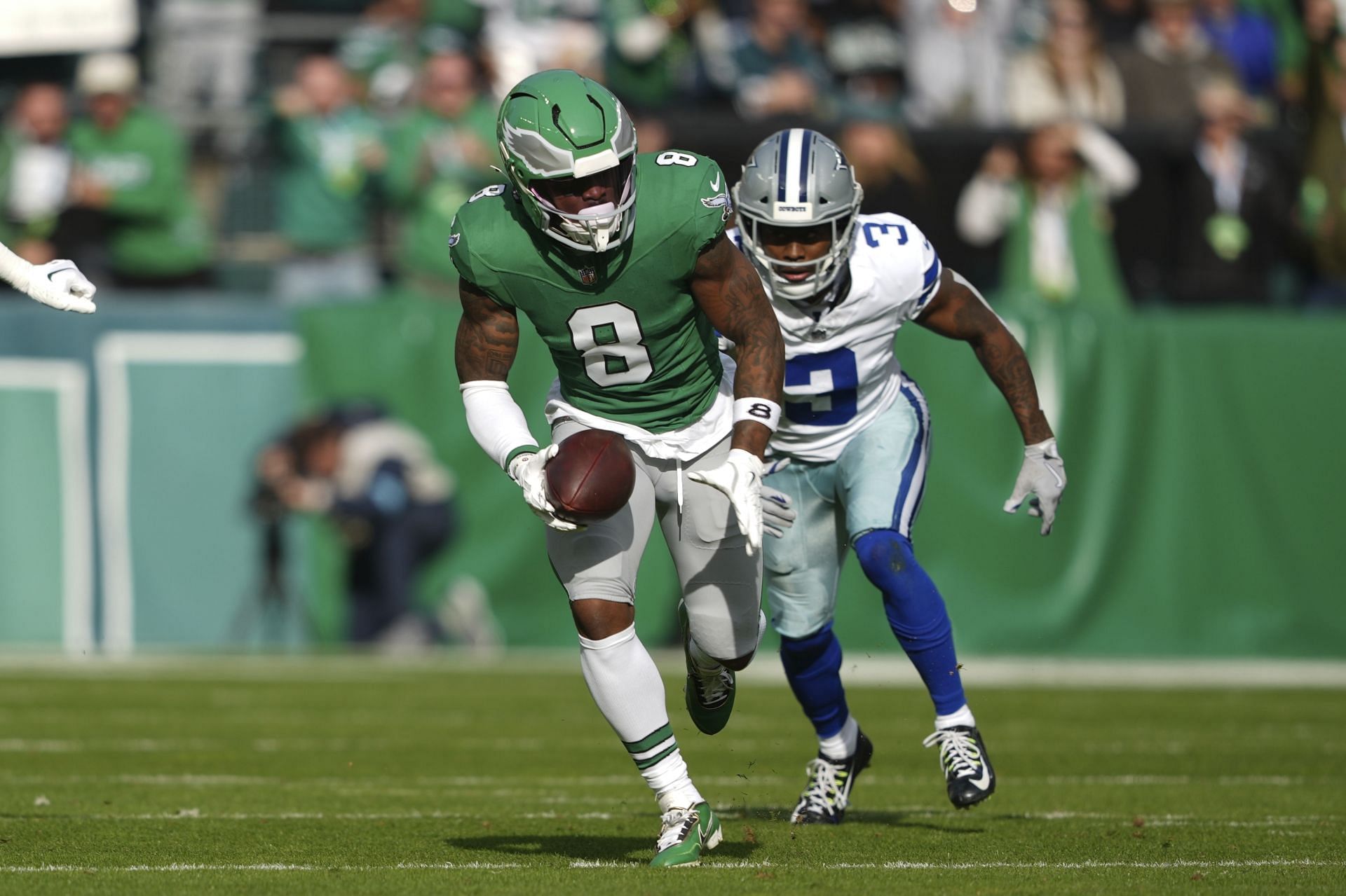 &quot;STOP COMPARING US&quot; - C.J. Gardner-Johnson joins Nolan Smith in calling out Emmanuel Acho for Cowboys-Eagles comparisons (Image credit: Getty)