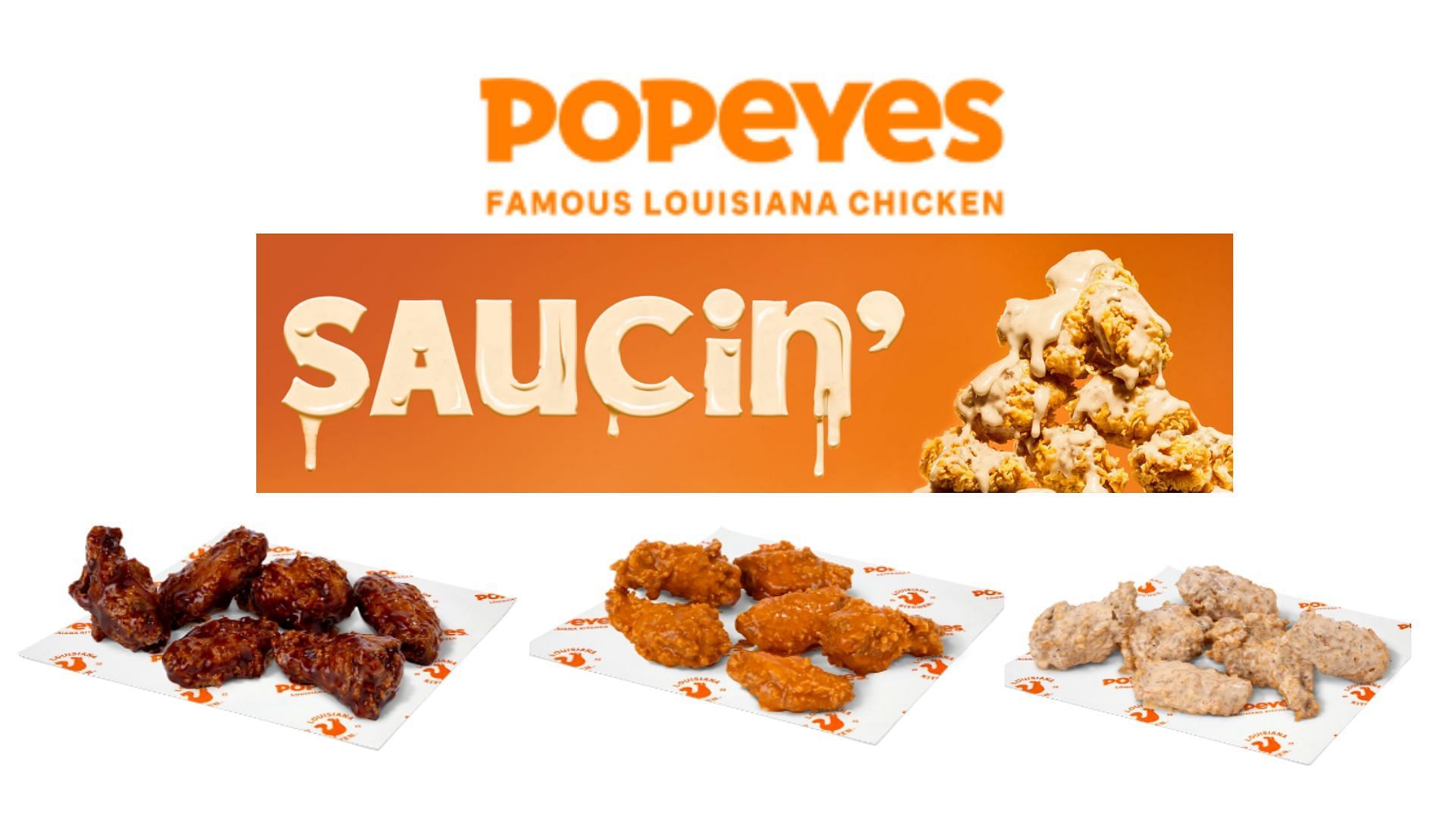 Popeyes introduces Saucin