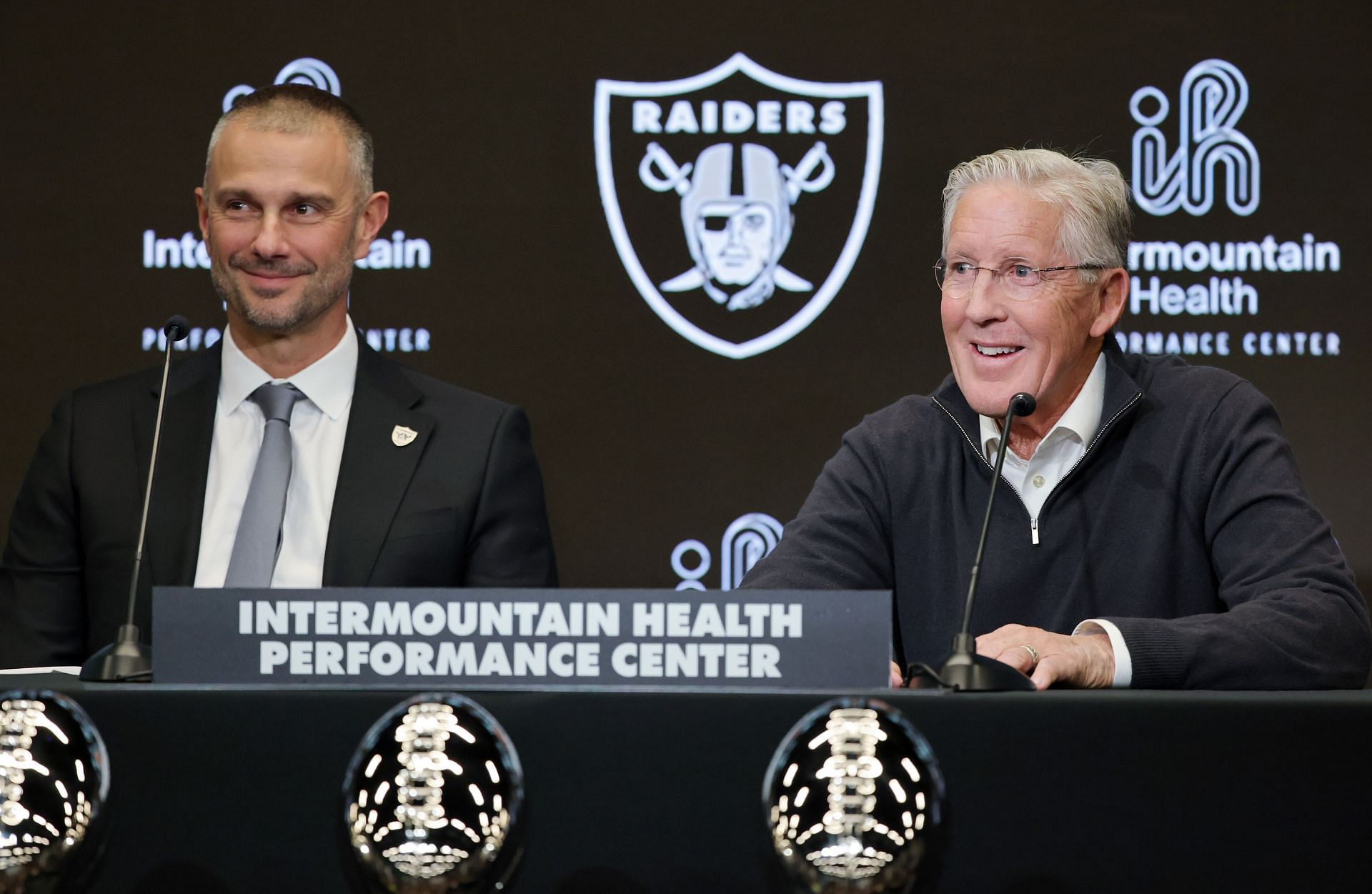 Las Vegas Raiders Introduce Pete Carroll As Head Coach, John Spytek As General Manager - Source: Getty