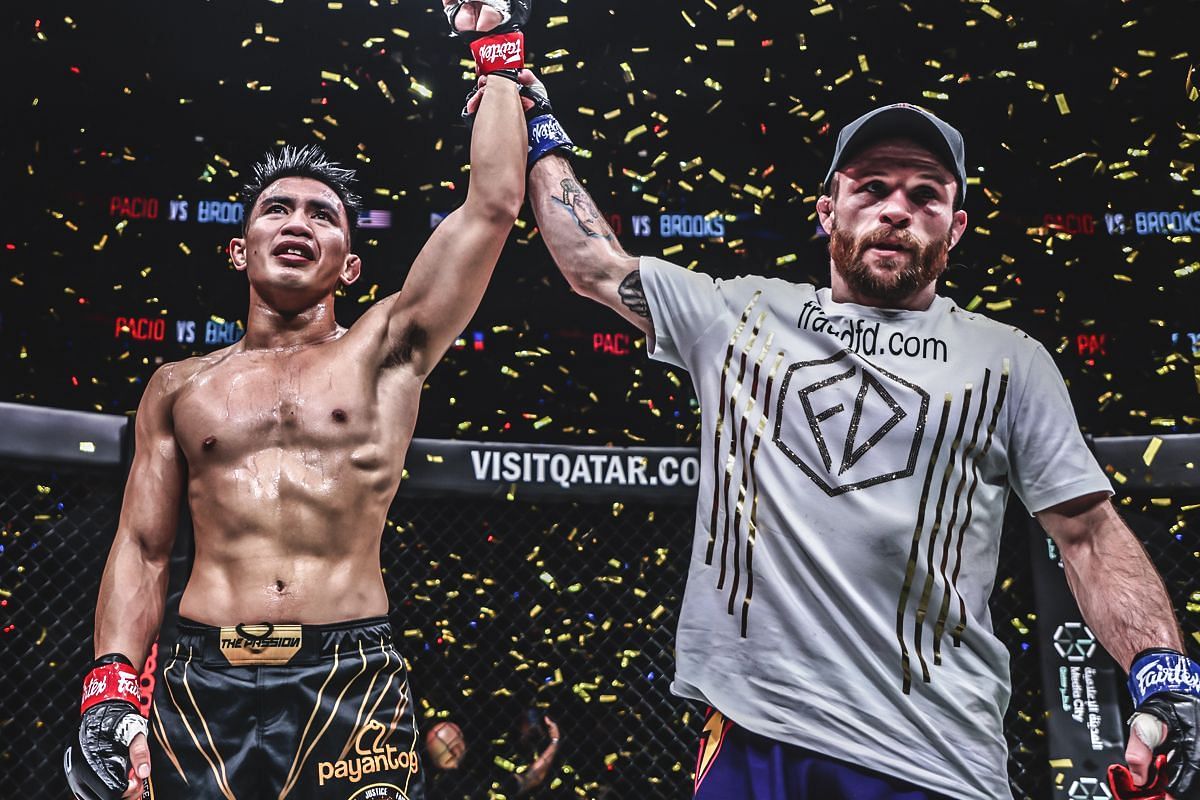 Joshua Pacio (L) and Jarred Brooks (R) | Photo by ONE Championship