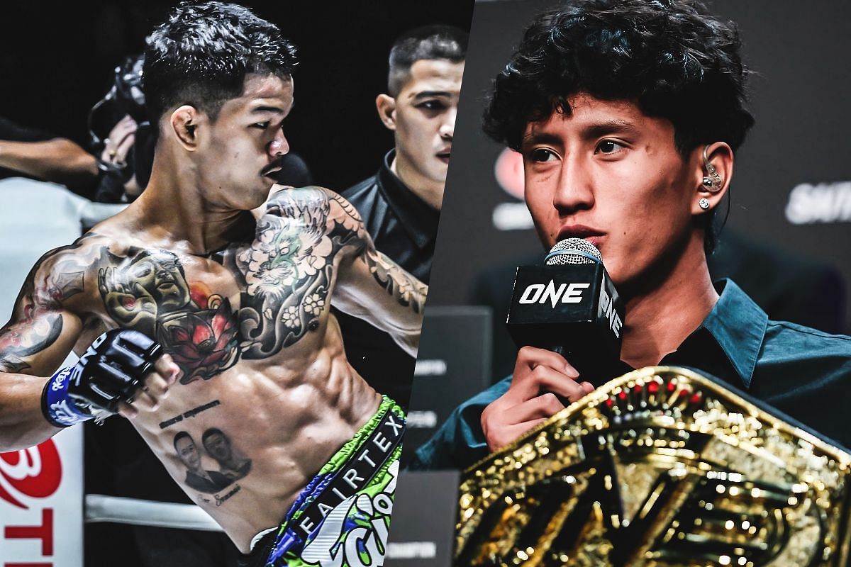 Kongthoranee Sor Sommai and Nabil Anane - Photo by ONE Championship