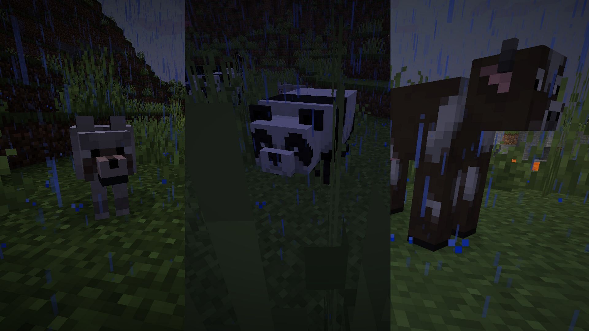 Minecraft has a lot of animals that are cool (Image via Mojang Studios)