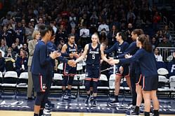 "My girl need security asap": Paige Bueckers' fans react as hundreds crowd the corridor to see the UConn star at Butler game