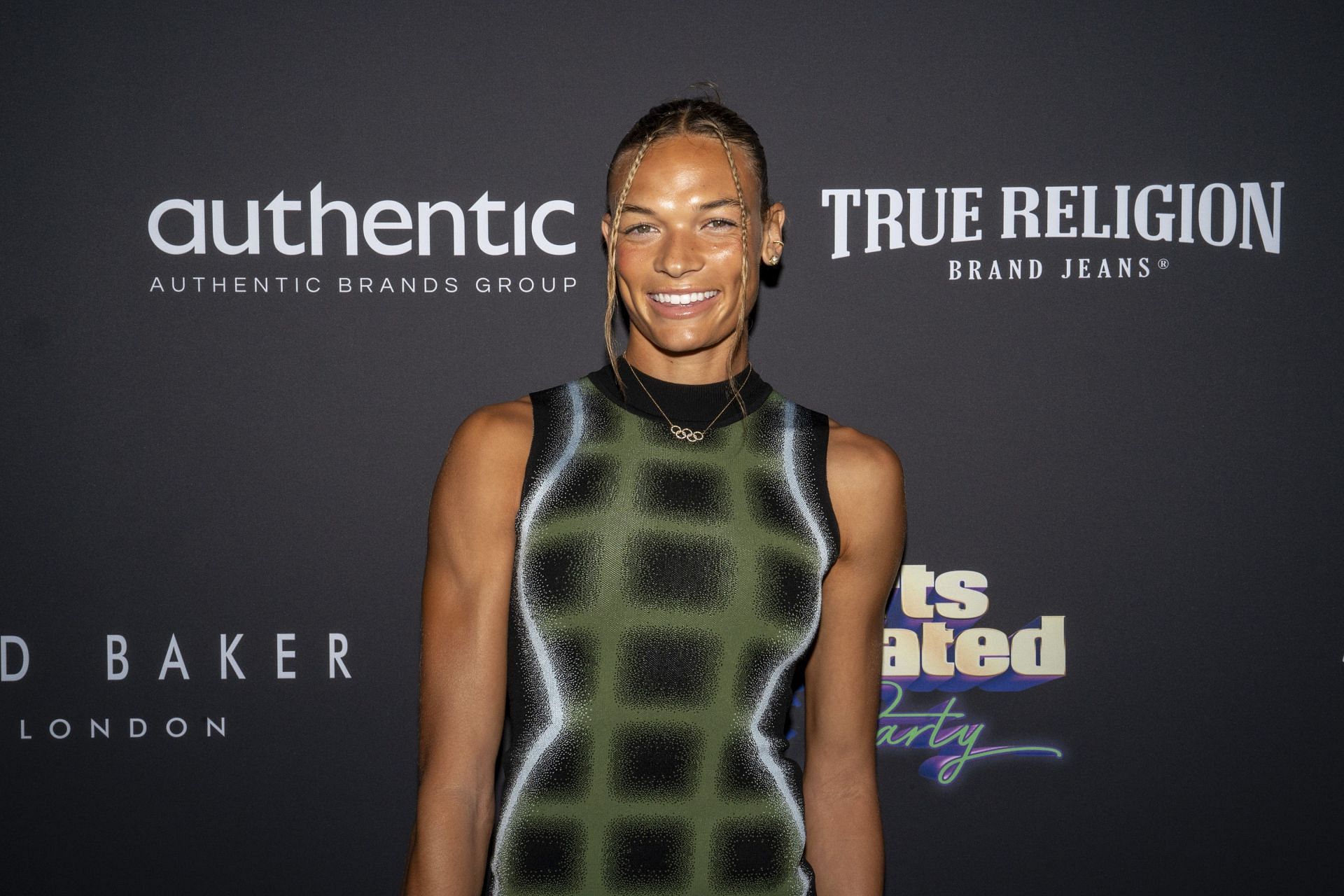 Anna Hall arrives at the Sports Illustrated&#039;s SI The Party at Mardi Gras World in New Orleans, Louisiana. (Photo by Getty Images)