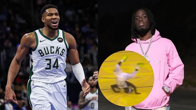 Giannis Antetokounmpo pulls off a 'Centel' after hyping $14,000,000 Kai Cenat's 4-point display in Celebrity All-Star game