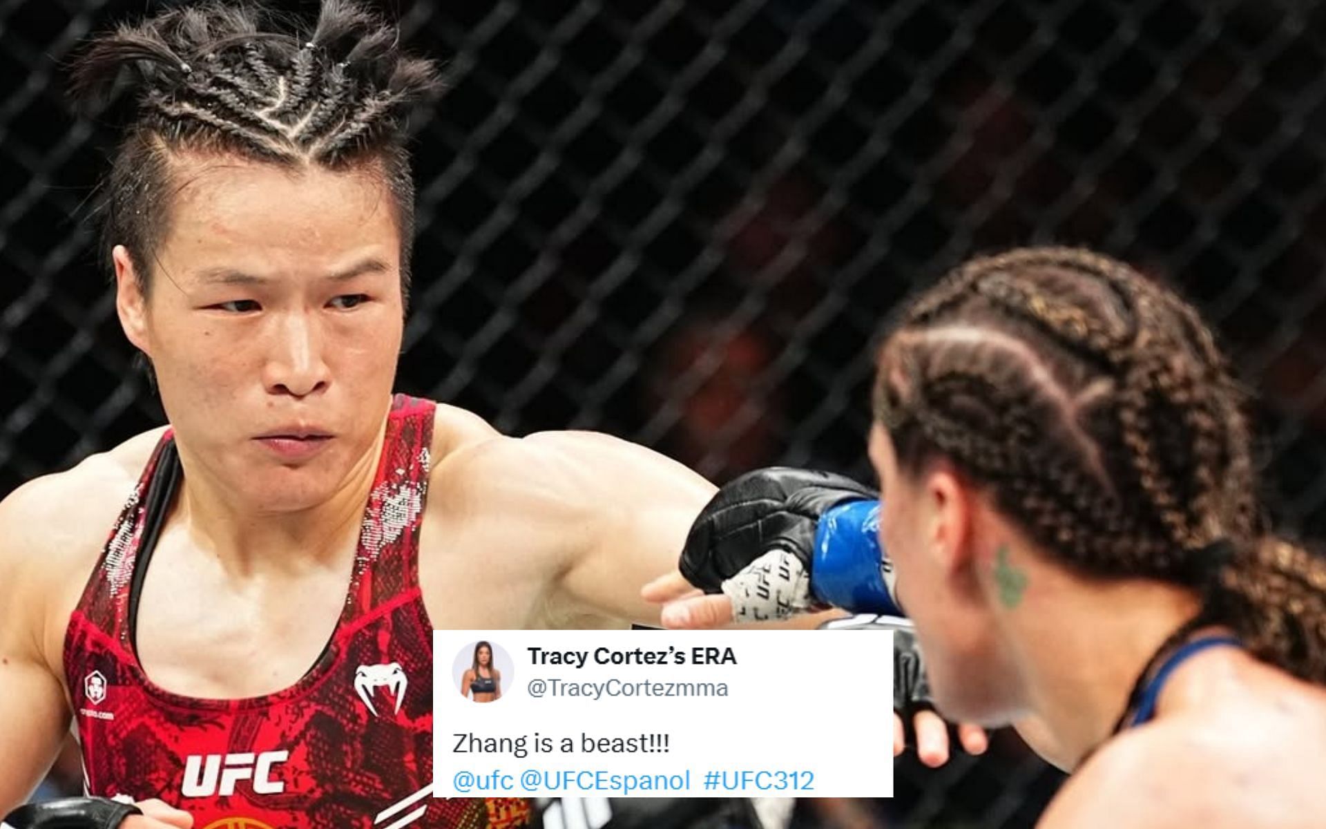 MMA cummunity reacts to Zhang Weili