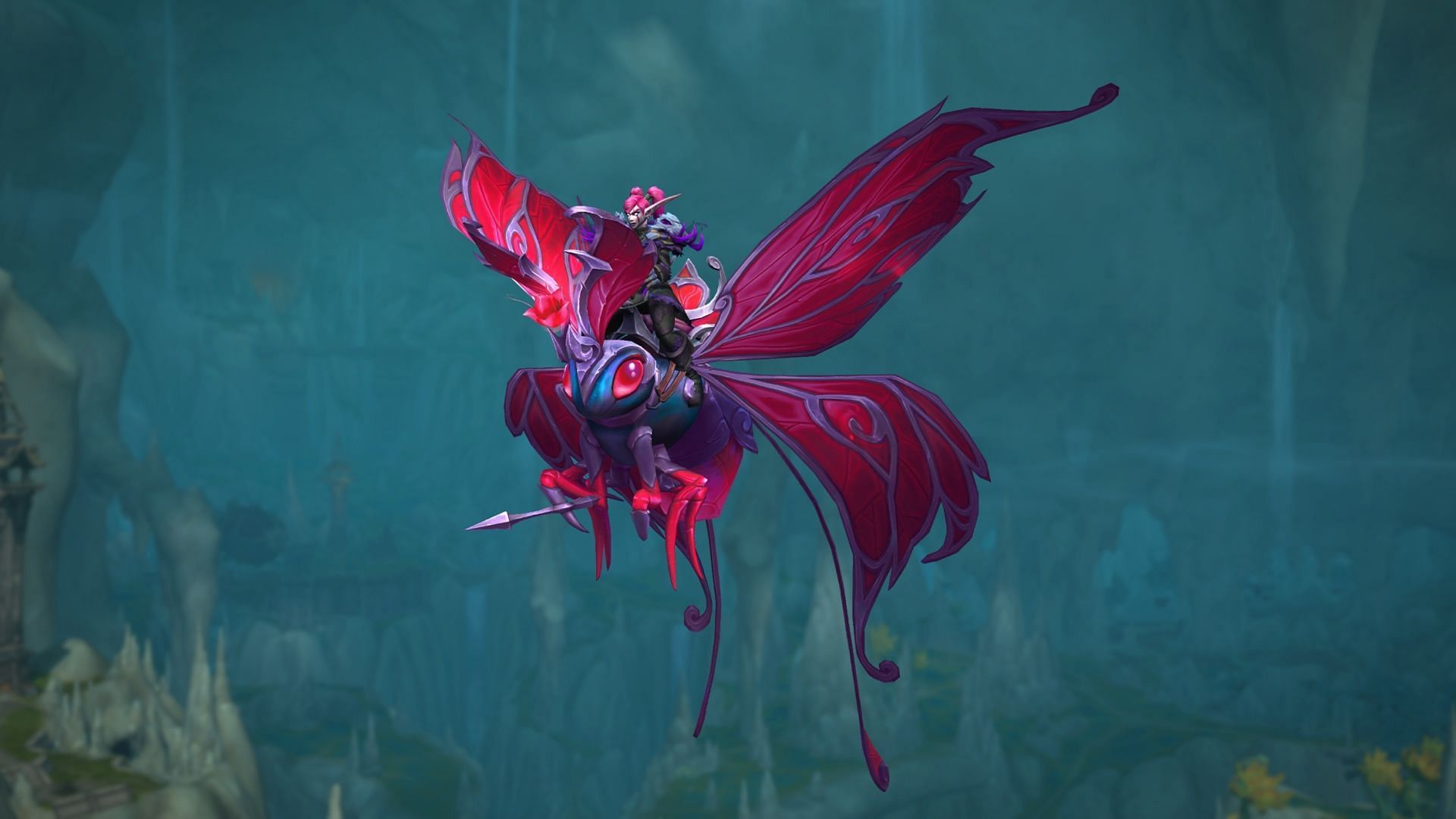 I&#039;m a big fan of the butterfly mount, to be honest (Image via Blizzard Entertainment)