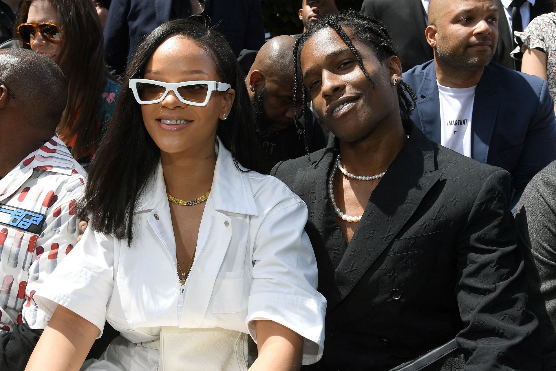 Louis Vuitton: Front Row - Paris Fashion Week - Menswear Spring/Summer 2019 - Source: Getty