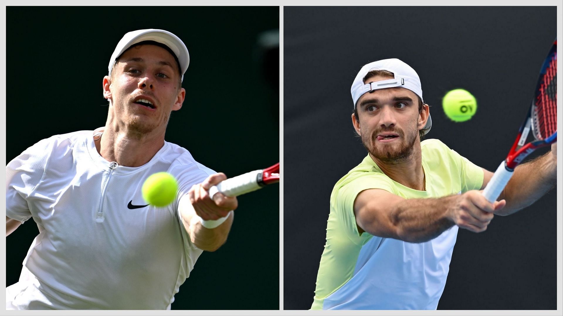 Denis Shapovalov (L) vs Tomas Machac (R) preview, (Source: Getty Images)