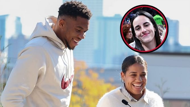 Giannis Antetokounmpo's wife Mariah Riddlesprigger makes her feelings known as Caitlin Clark headlines Nike's newest ad