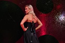 Ariarne Titmus rocks lime outfit during collaboration meeting
