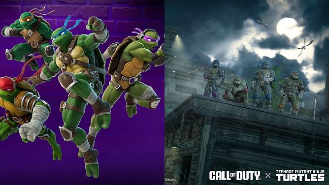 Ninja turtles bundles in Fortnite vs Call of Duty Warzone and Black Ops 6: Which one is better?