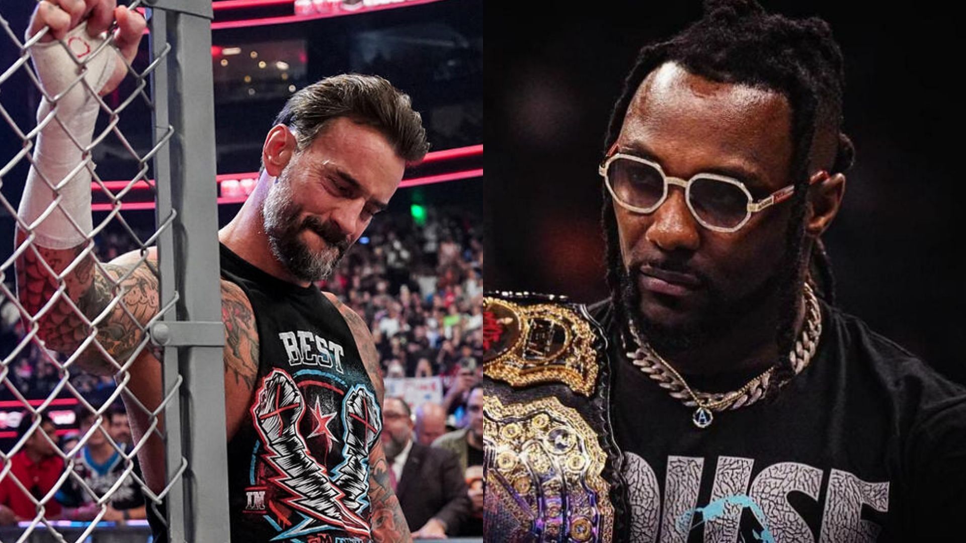 CM Punk left AEW in 2023. [Image credits: WWE Gallery and Swerve Strickland