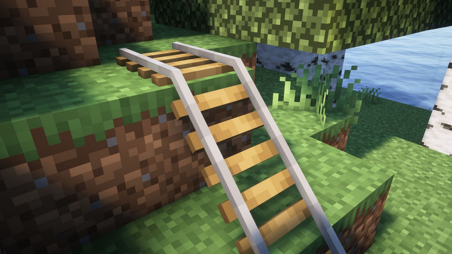 This resource pack turns all rails into 3D (Image via Sportskeeda Gaming/Mojang)