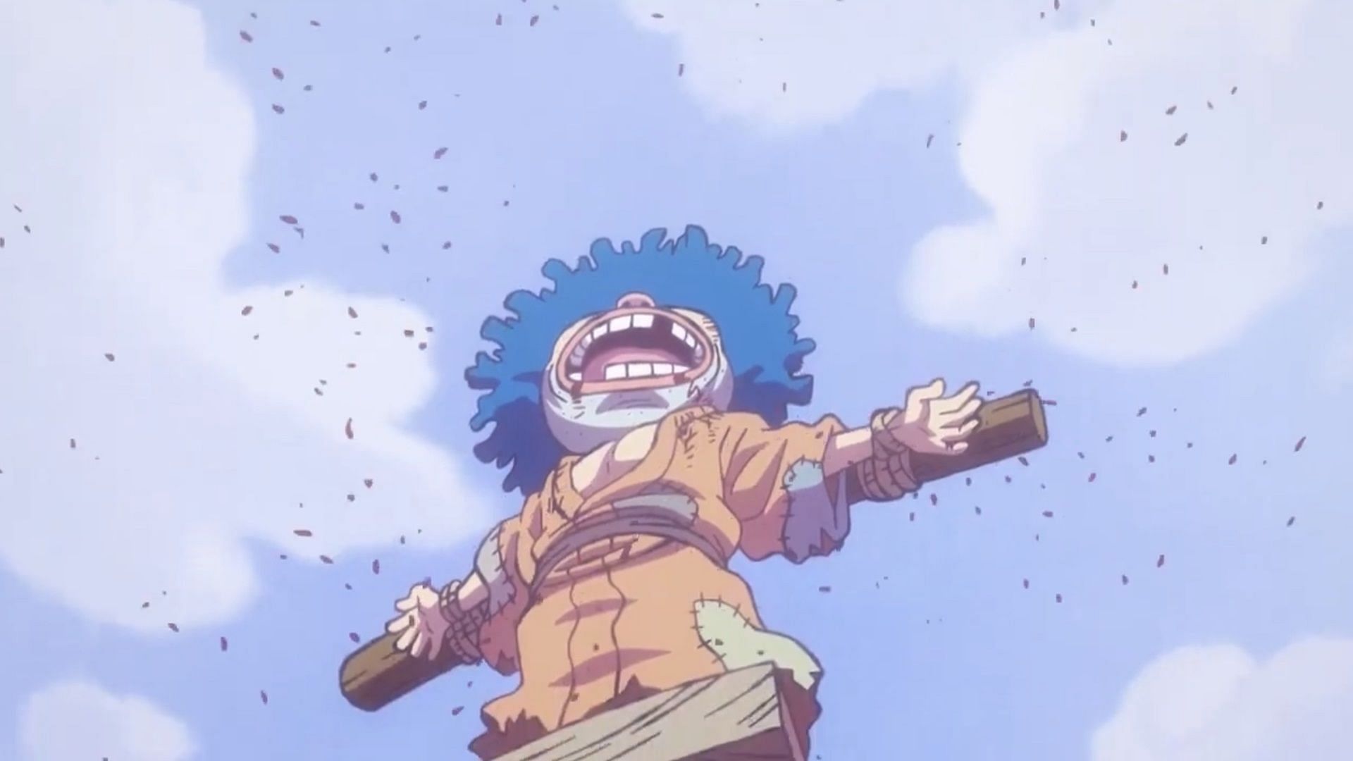 Yasuie&#039;s execution in the One Piece anime (Image via Toei Animation)