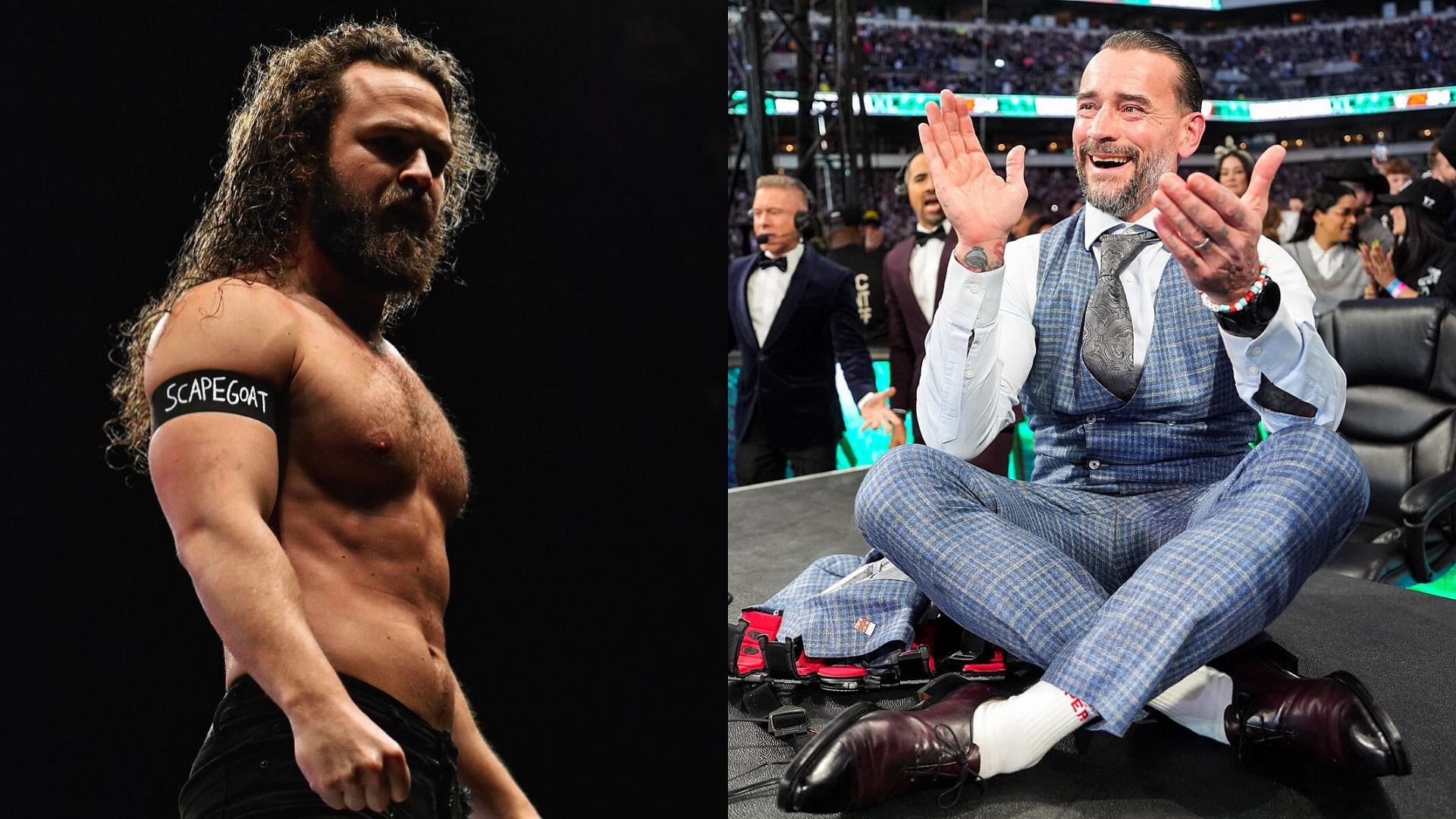 Jack Perry (left) and CM Punk (right). (Image credits: Jack Perry