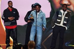 "Could have been there if y'all didn't flash everyone"— Internet reacts as Kanye congratulates Kendrick with GOAT post on Grammys win