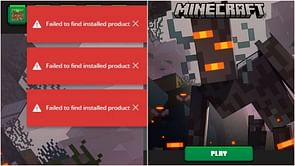 How to fix Minecraft "failed to find installed product" error