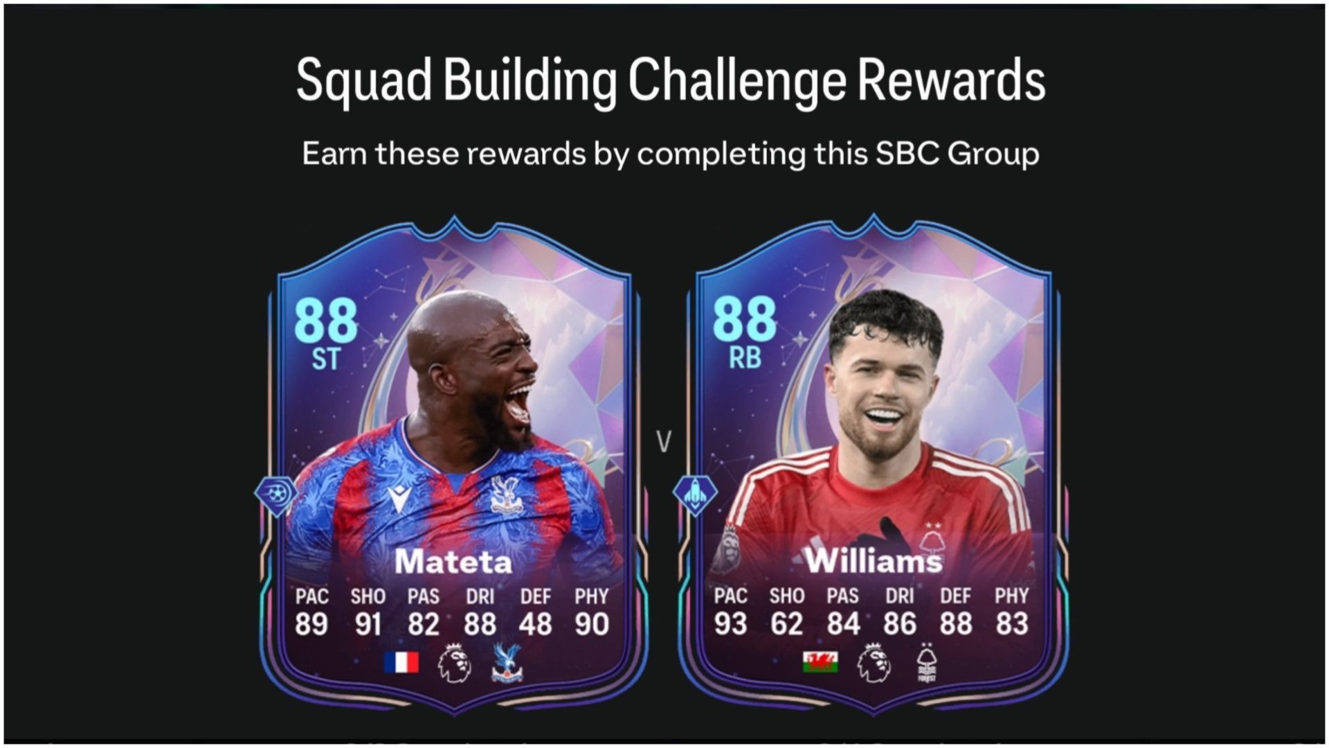 EA FC 25 Fantasy FC player pick SBC (Mateta or Williams): All tasks and cheapest solutions