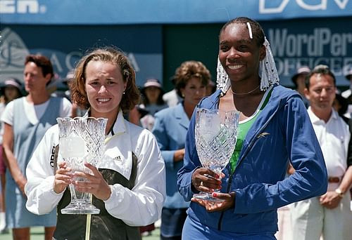 Martina Hingis and Venus Williams - Source: Getty