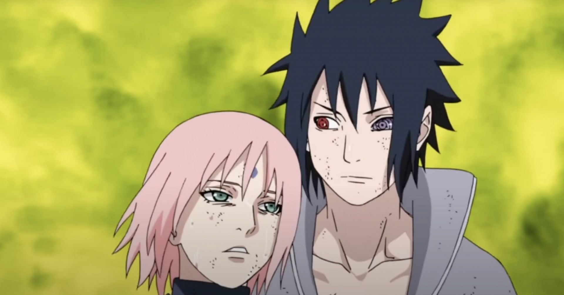 Sasuke Uchiha &amp; Sakura Haruno (Image via Studio Pierrot)