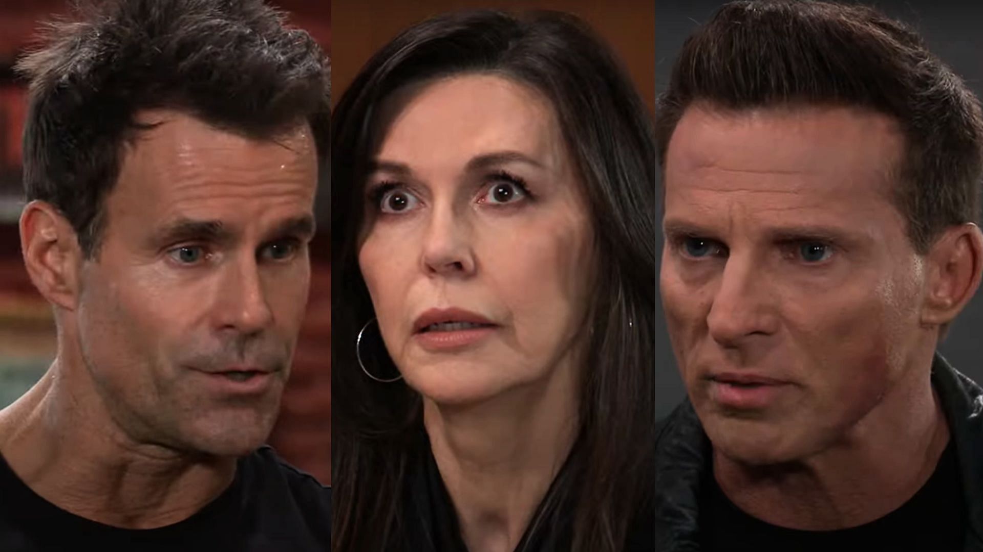 Drew Caine, Anna Devane and Jason Morgan of General Hospital (Image via YouTube/@General Hospital)