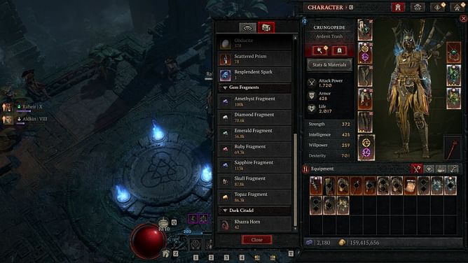 Where to farm Gem Fragments in Diablo 4