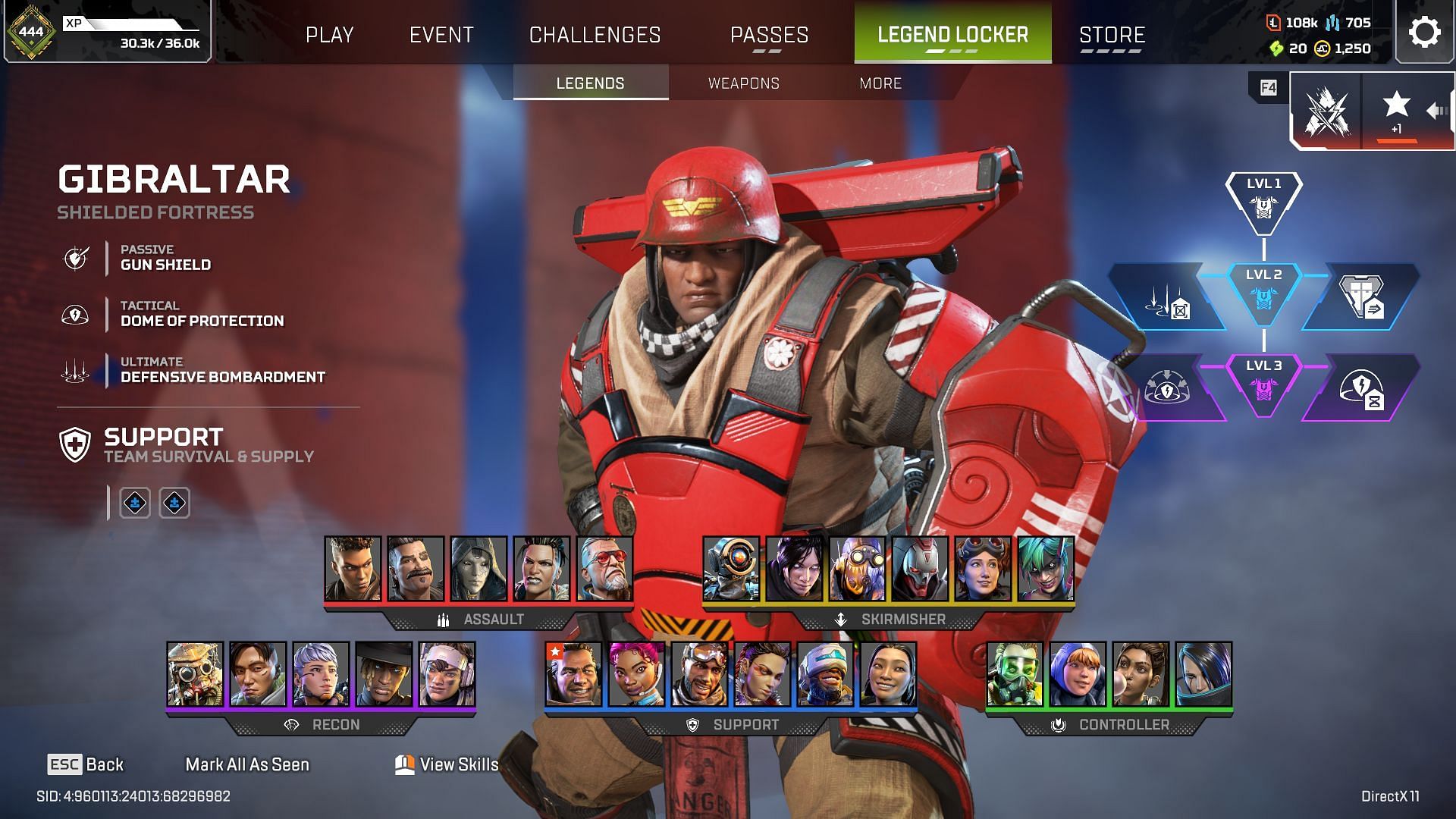 Gibraltar in Apex Legends (Image via Sportskeeda Gaming/EA)