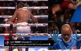 Why did Skylar Lacy lose via disqualification against Brandon Moore on Claressa Shields' undercard? Fans react as bizarre WWE-esque sequence unfolds