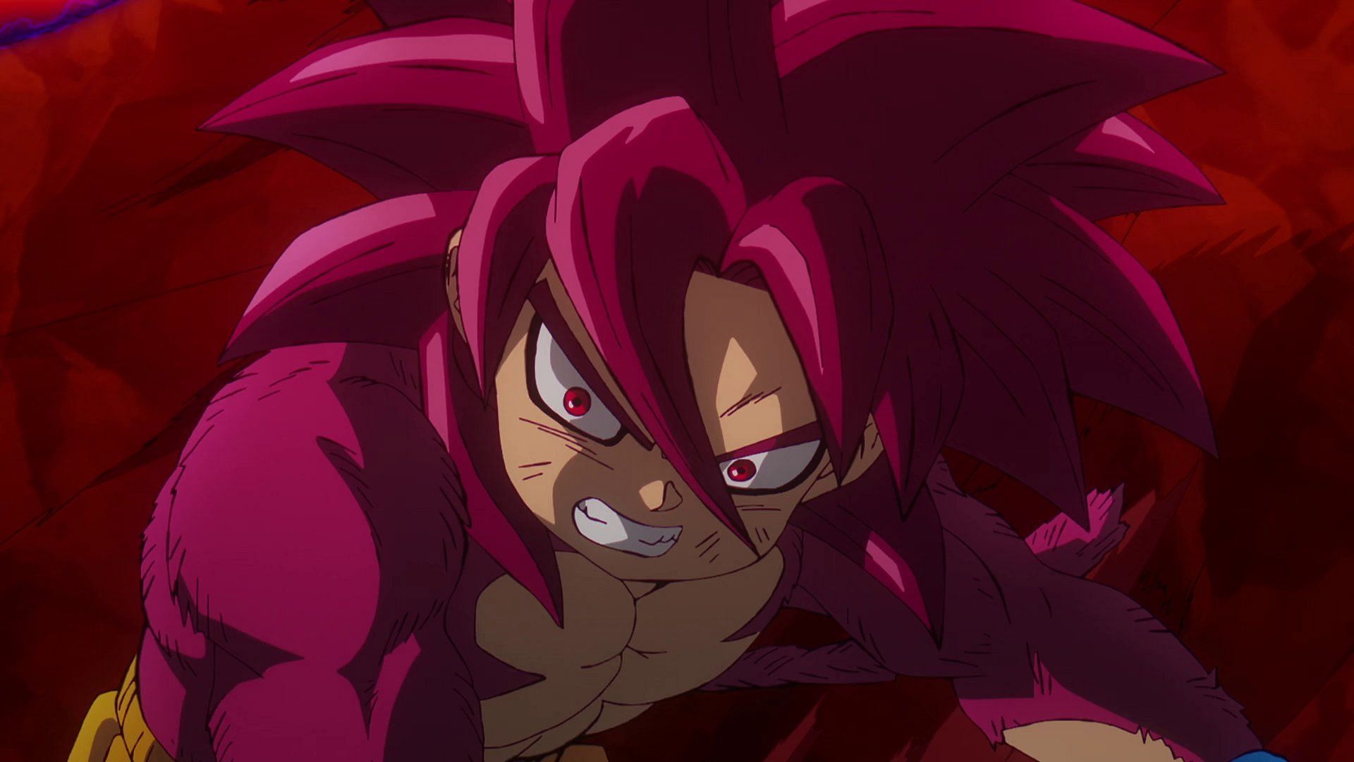 Super Saiyan 4 Goku as seen in the most recent episode (Image via Toei Animation).