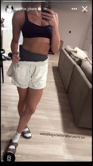 Sophie Cunningham's IG story (Image Source: Instagram/@sophie_cham)