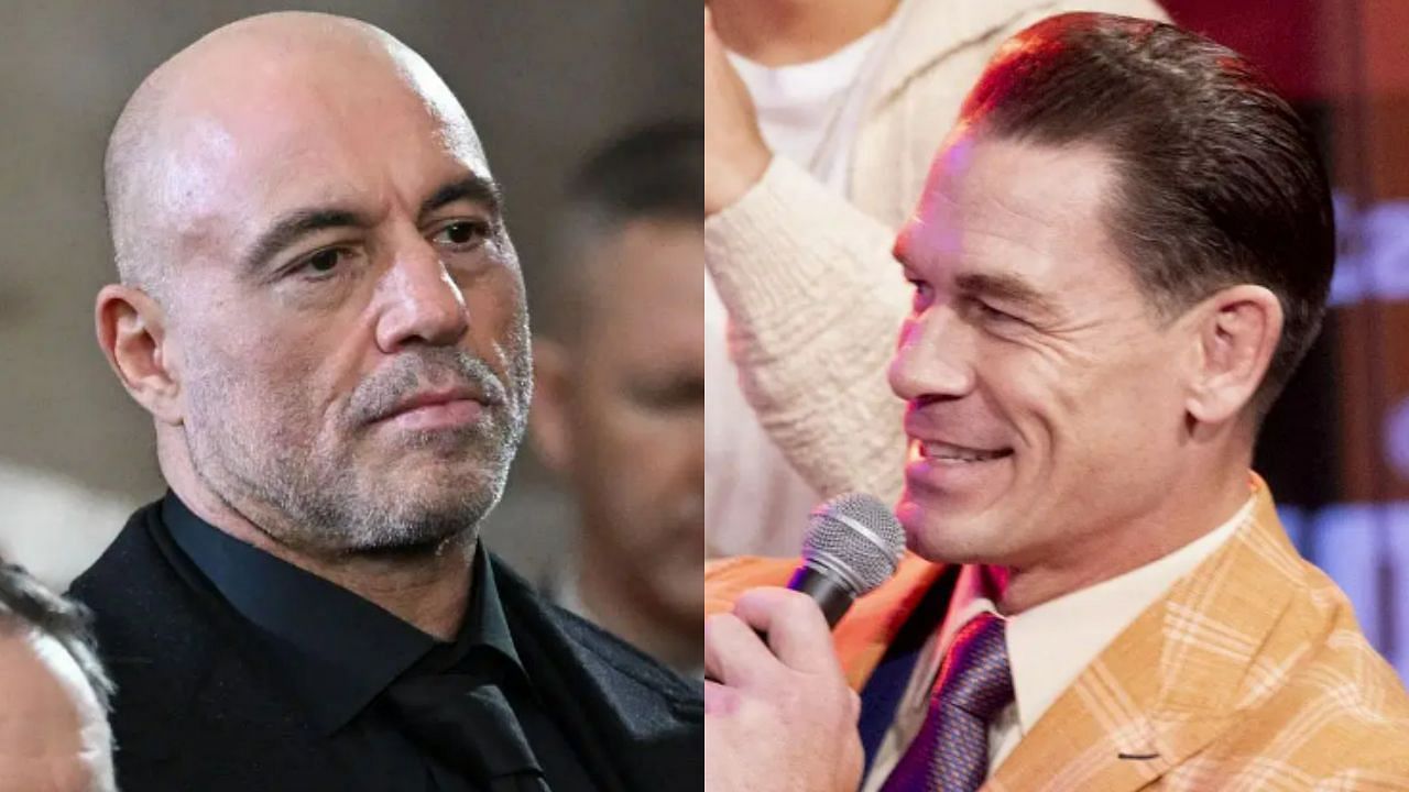 Joe Rogan (Left) and John Cena (Right)