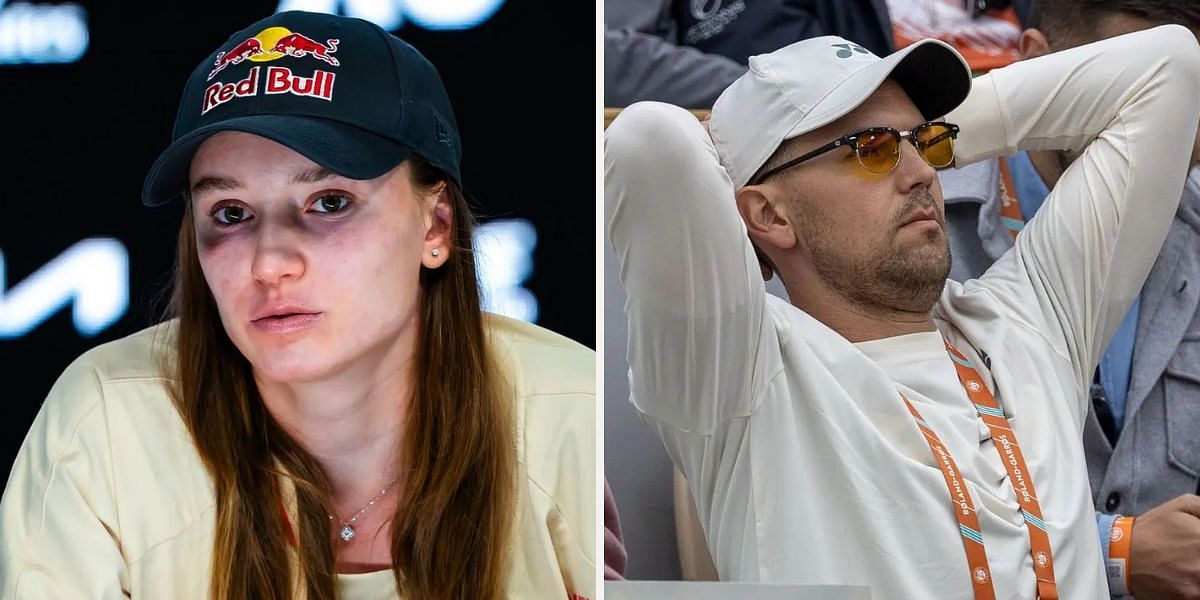 Elena Rybakina (left), Stefano Vukov (right), Sources: Getty