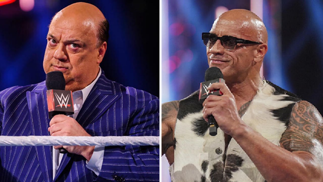 Paul Heyman and The Rock (via WWE