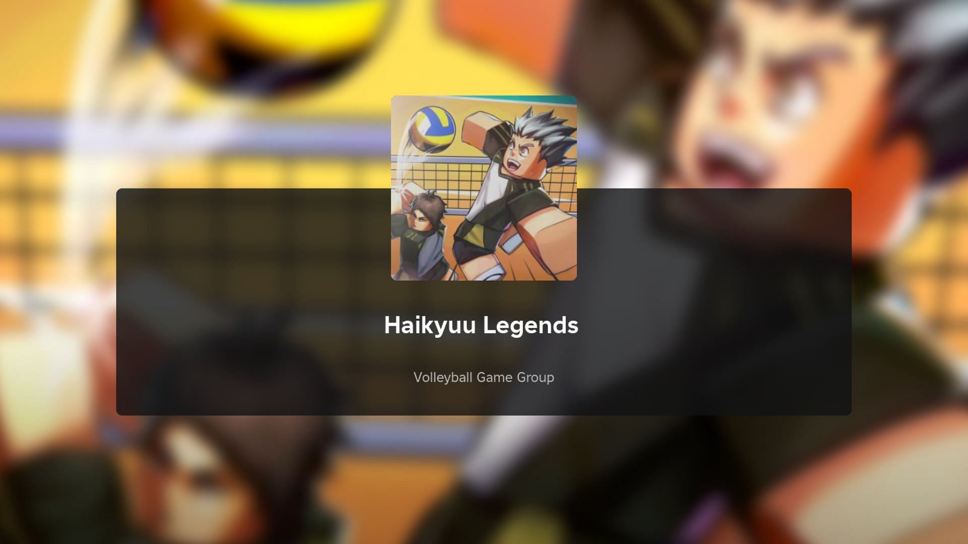 Haikyuu Legends