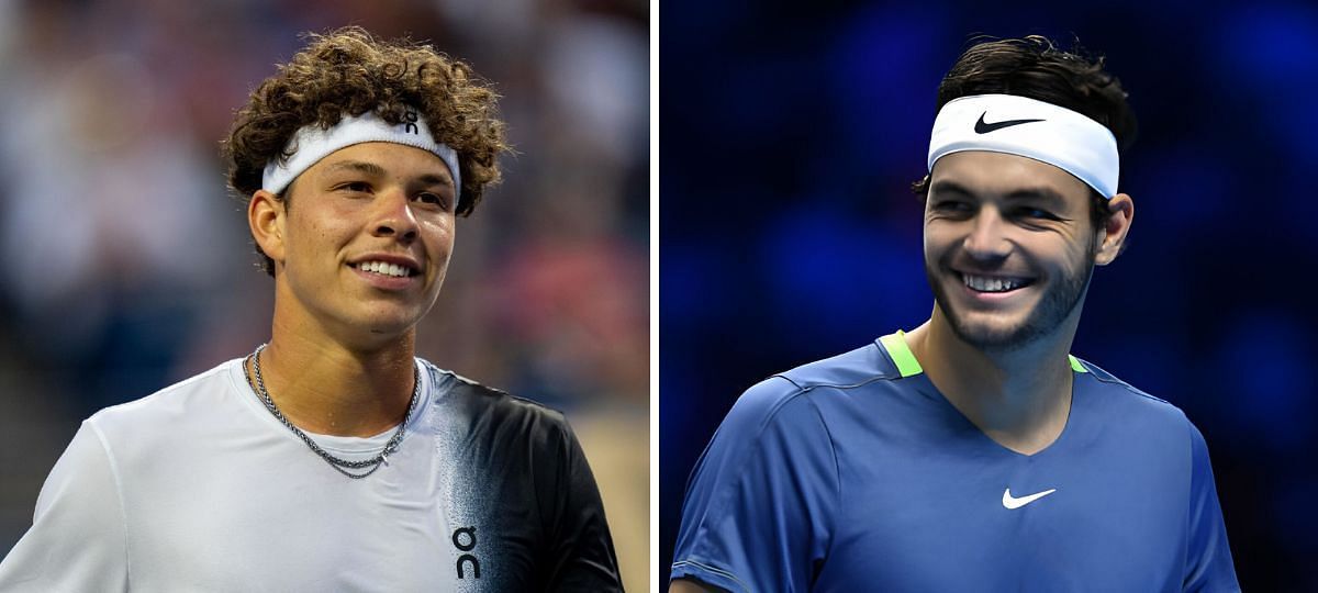 Ben Shelton (L) and Taylor Fritz (R) [Image source: Getty]