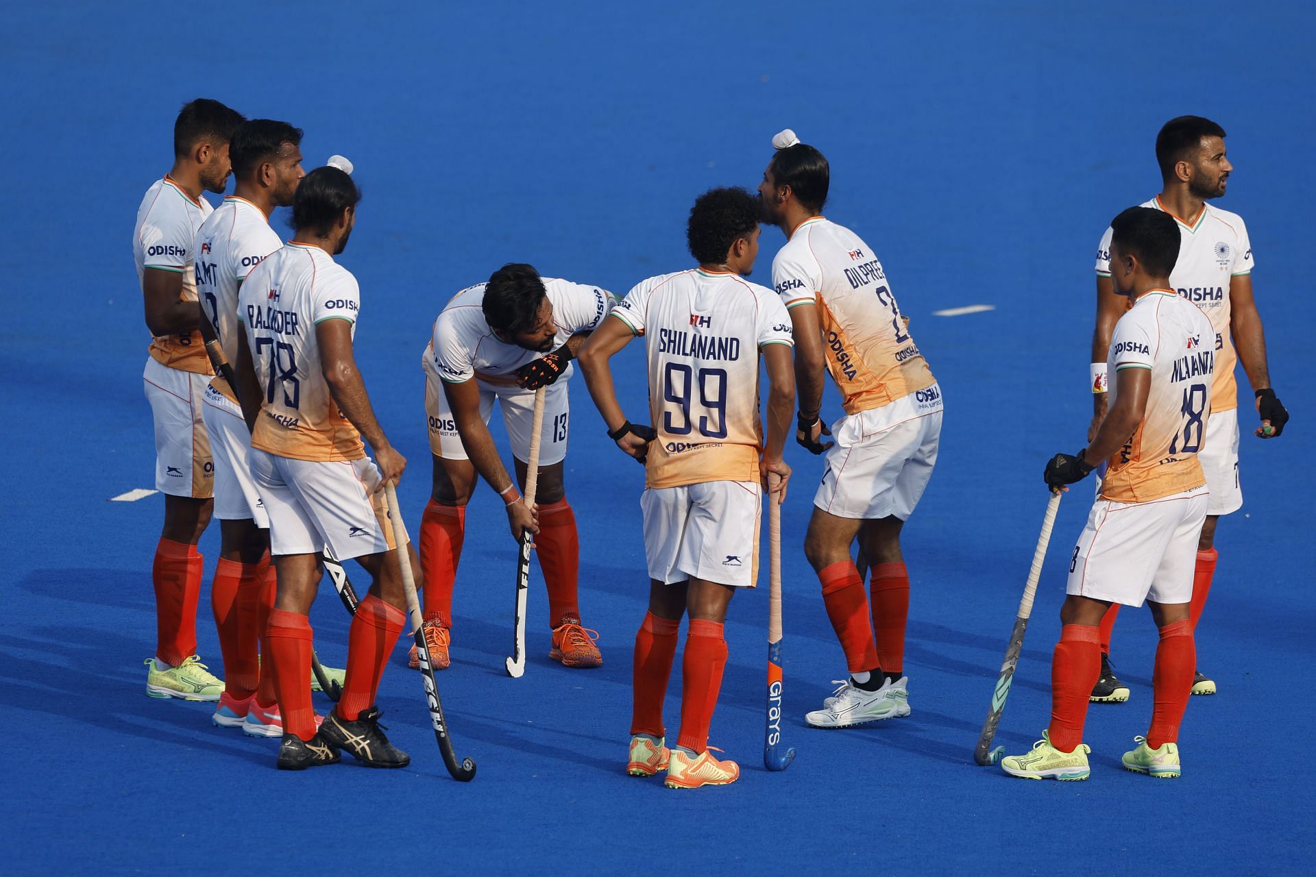 India play their third game of the Hockey Pro League against Germany - Source: Getty