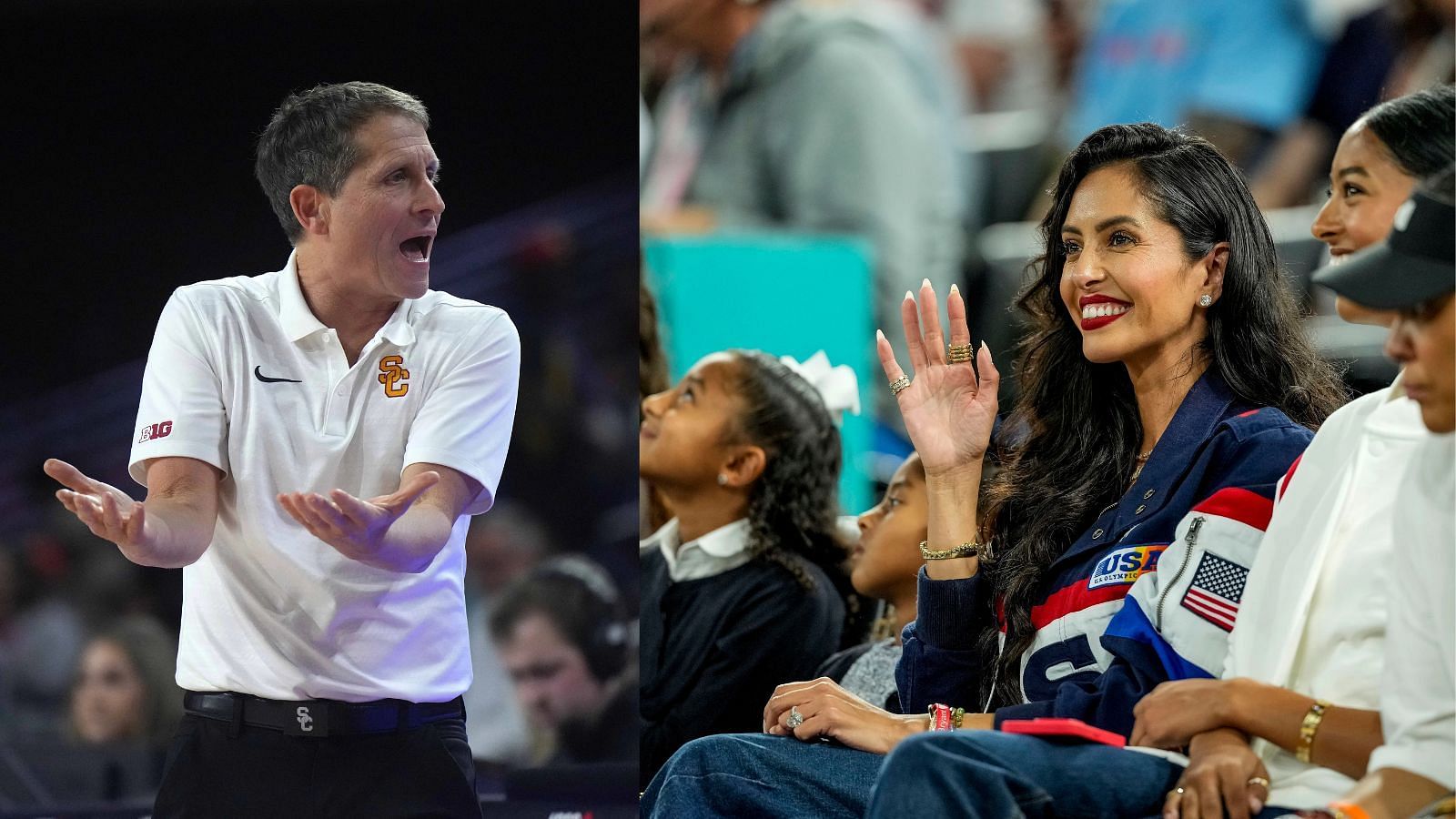 USC coach Eric Musselman shared a chance encounter with Vanessa Bryant on social media. (Photo Credits: IMAGN)