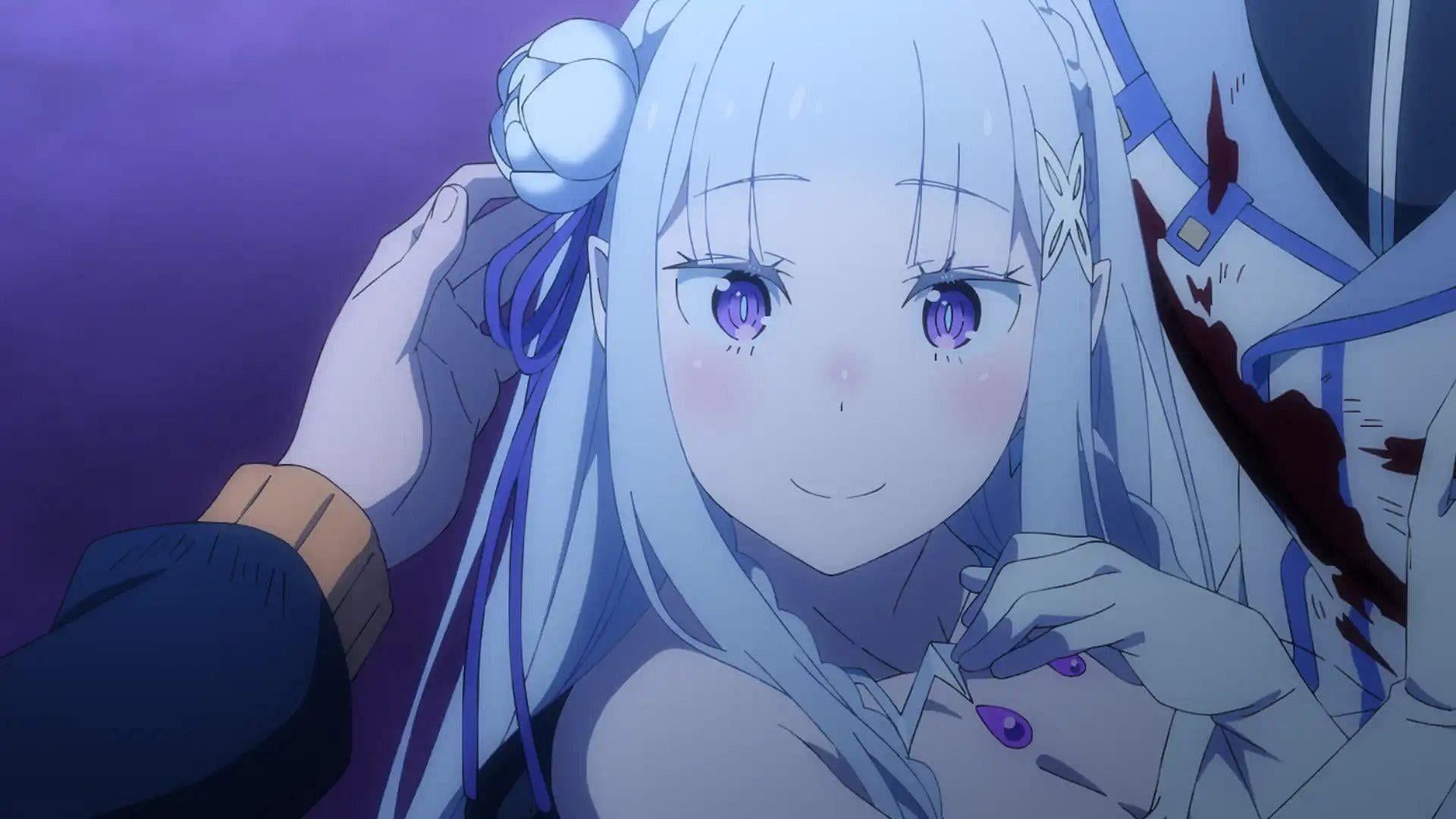 Subaru and Emilia finally reunite in Re:ZERO season 3 episode 9 (Image via White Fox)