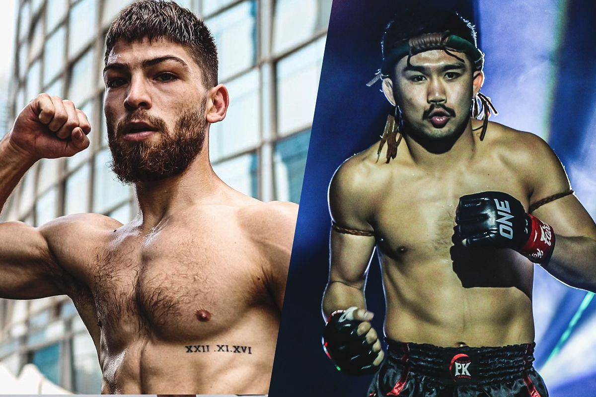 Ellis Badr Barboza (left) and Prajanchai (right). [Photos from ONE Championship]