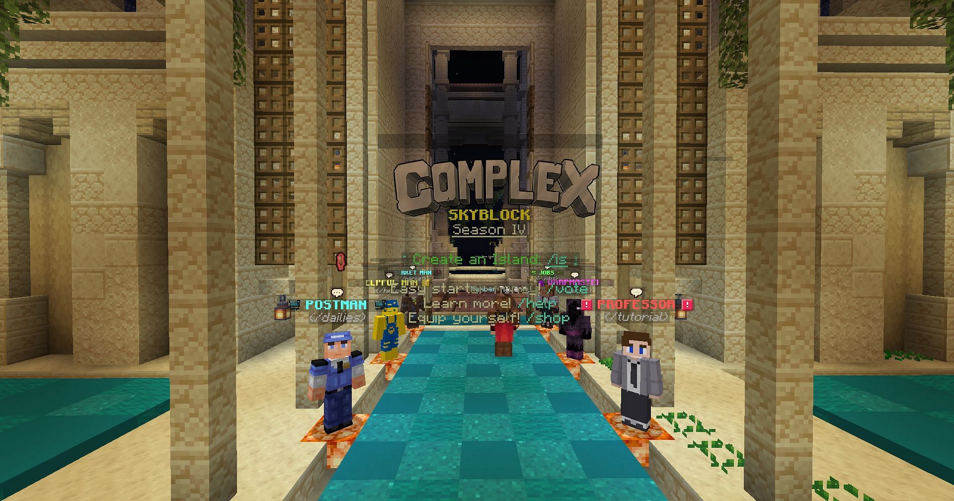 Complex Gaming is a very well-made server (Image via Mojang Studios)